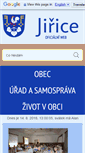 Mobile Screenshot of obec-jirice.cz